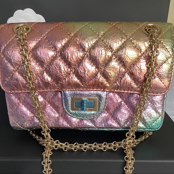CHANEL Handbags - ‼️SOLD‼️NEW 20A CHANEL REISSUE 2.55 RAINBOW MINI